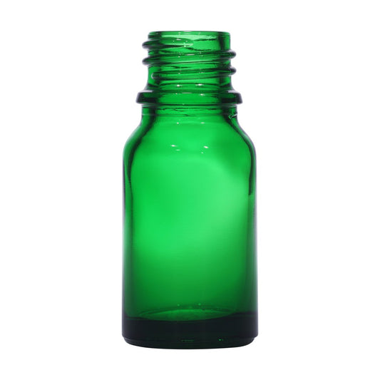 15ml green glass bottle with 18mm neck, bottle only – RENTRASPA