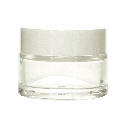 Imported Empty 20g Clear Glass Jars with Lid - Rentra S.P.A™