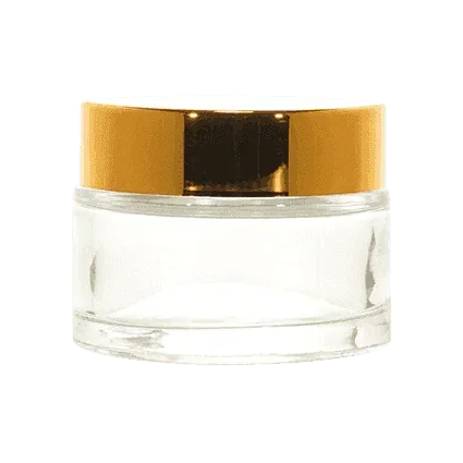 Imported Empty 20g Clear Glass Jars with Lid - Rentra S.P.A™