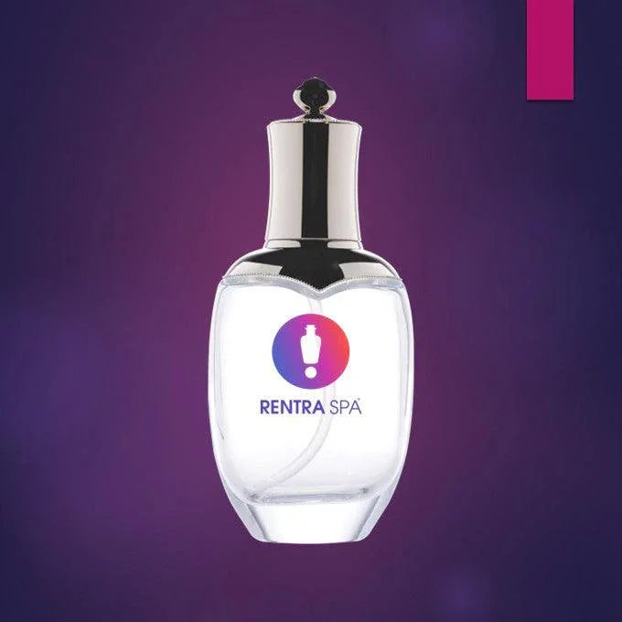 100ml Glass Lotion Bottle Decanter Fancy Pump (C09)