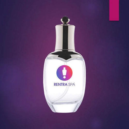 C09 -  Imported Premium Decanter 100ml Glass Bottle with Fancy Lotion Pump for Luxury Skincare