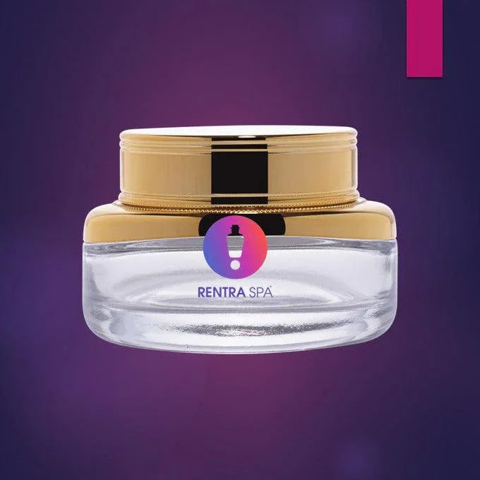 30g Glass Jars + Luxurious Gold Metallic Lid + Wad (C11)