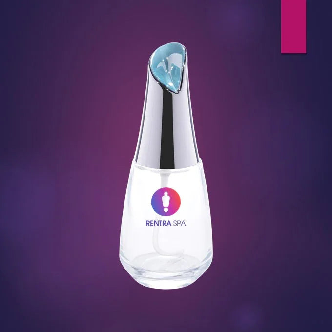 40ml Premium Pyramid Shaped Glass Bottles + Lotion Pump + Fancy Cap (C61)