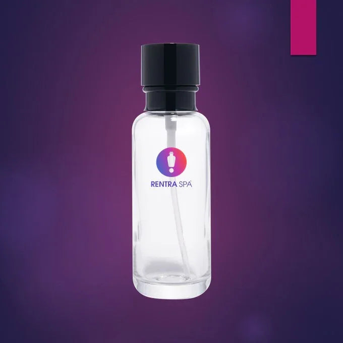 110ml Premium Glass Bottles + Lotion Pump + Cap (C65)