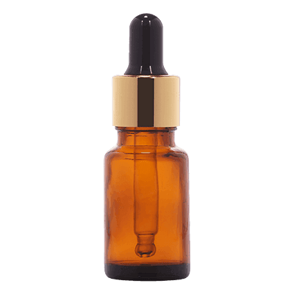 18mm Imported Empty 10ml Round Amber Glass Dropper Bottle - Rentra S.P.A™