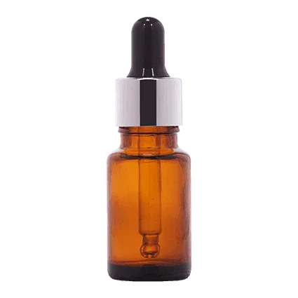 18mm Imported Empty 10ml Round Amber Glass Dropper Bottle - Rentra S.P.A™