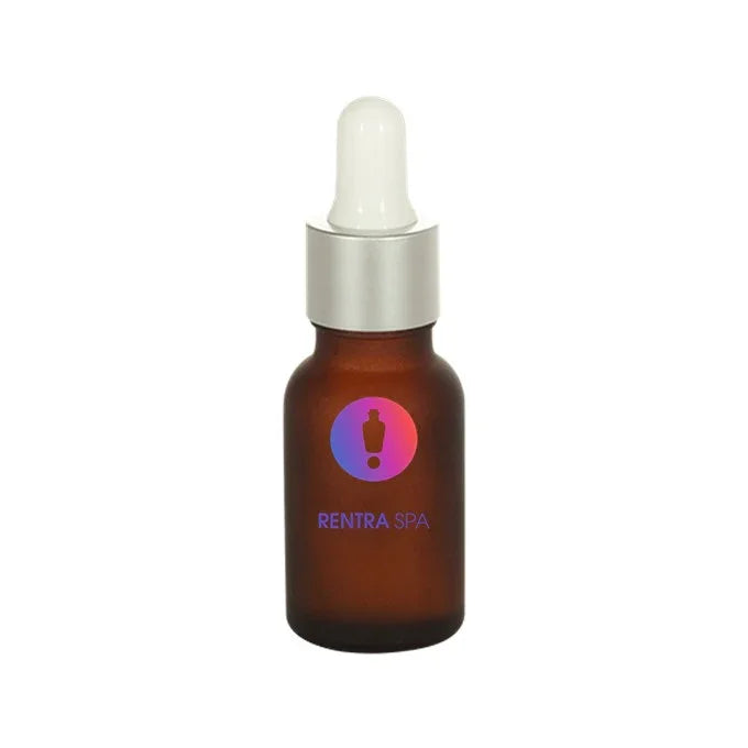 15ml Amber Frosted Glass Dropper Bottle
