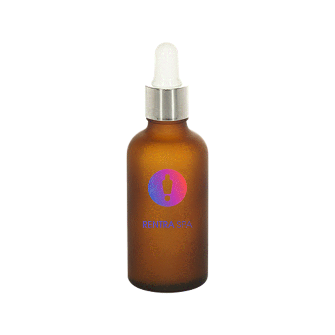 50ml Amber Frosted Glass Dropper Bottle
