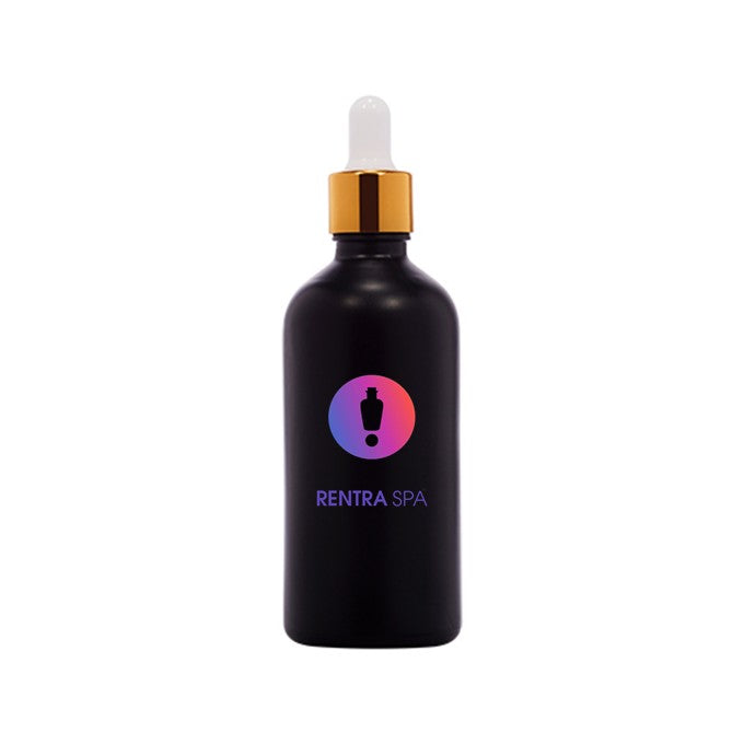 100ml Black Glass Dropper Bottle
