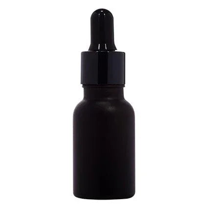 10ml Black Glass Dropper Bottle