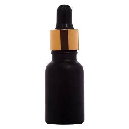 10ml Black Glass Dropper Bottle