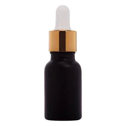 10ml Black Glass Dropper Bottle