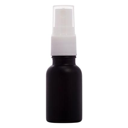15ml Black Glass Bottle with Spray Pump