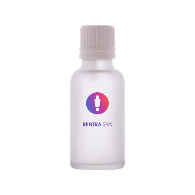 30ml Frosted Clear Glass Essential Oil Bottle — Euro Dropper & Plastic Cap