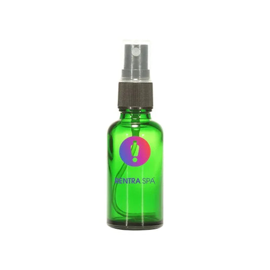 30ml Green Glass Bottle with Spray Pump