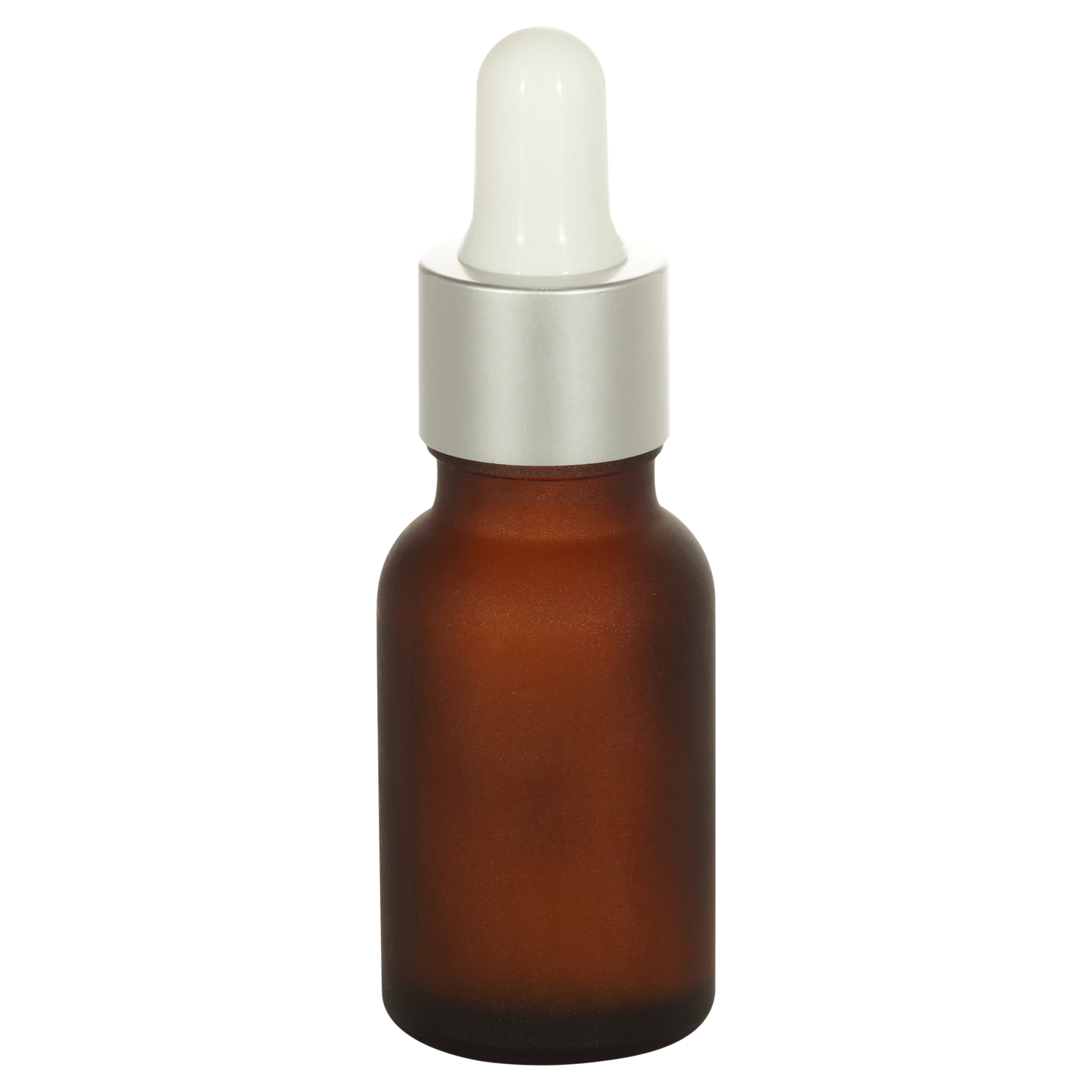 10ml Amber Frosted Glass Dropper Bottle
