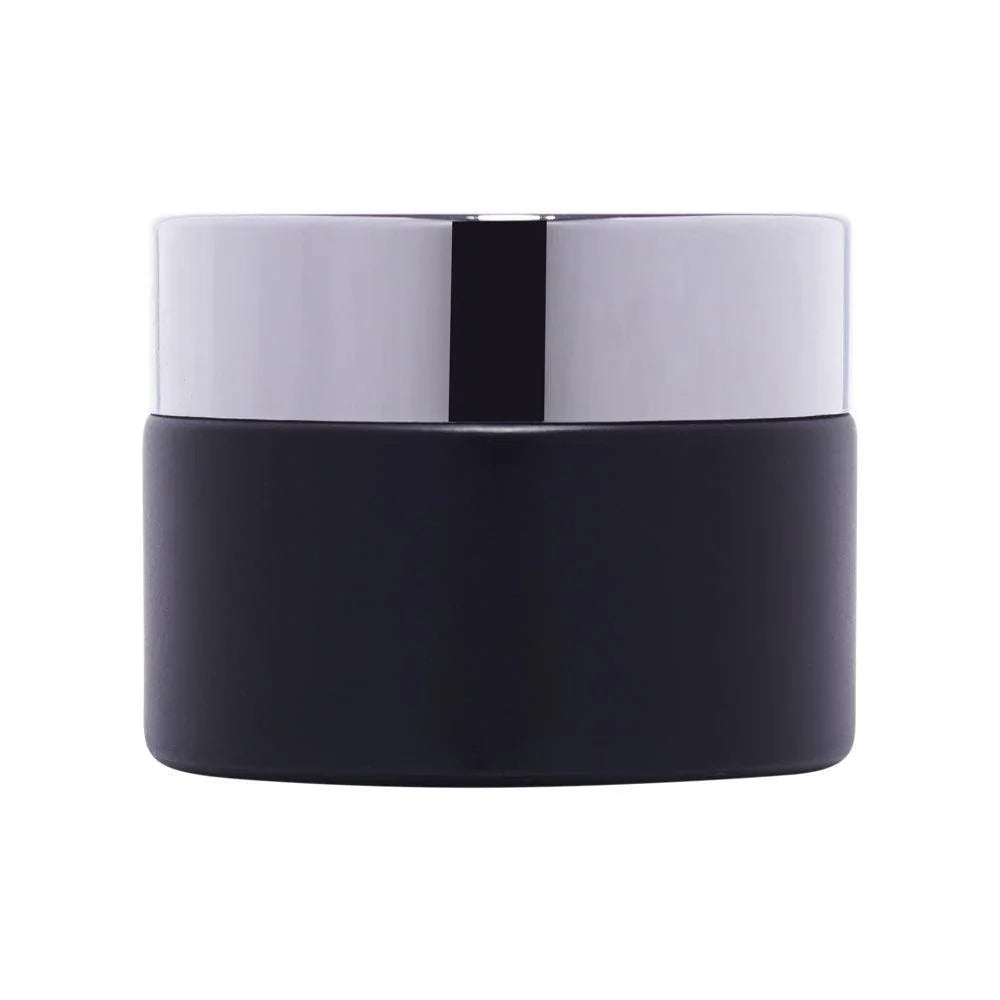 Imported Empty 50g Black Glass Jars with Lid - Rentra S.P.A™