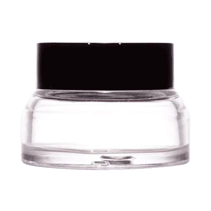 Imported Empty 15g Clear Slope Neck Glass Jars with Lid - Rentra S.P.A™