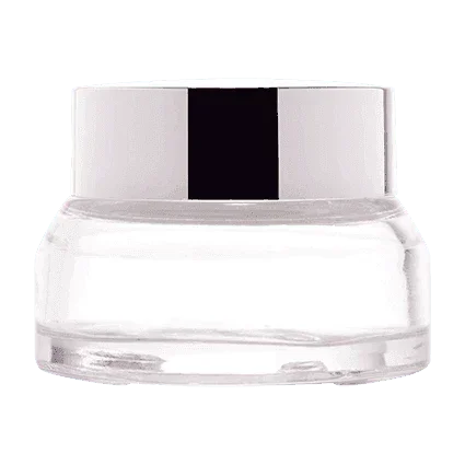 Imported Empty 15g Clear Slope Neck Glass Jars with Lid - Rentra S.P.A™