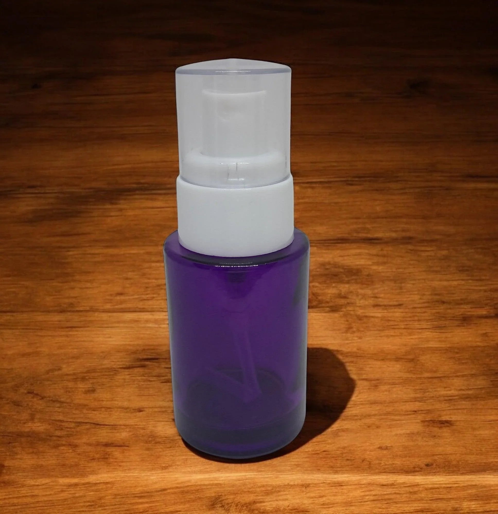 20mm Imported Empty 30ml Flat Neck Round Painted Glass Bottle + T2 Spray Pump - Rentra S.P.A™