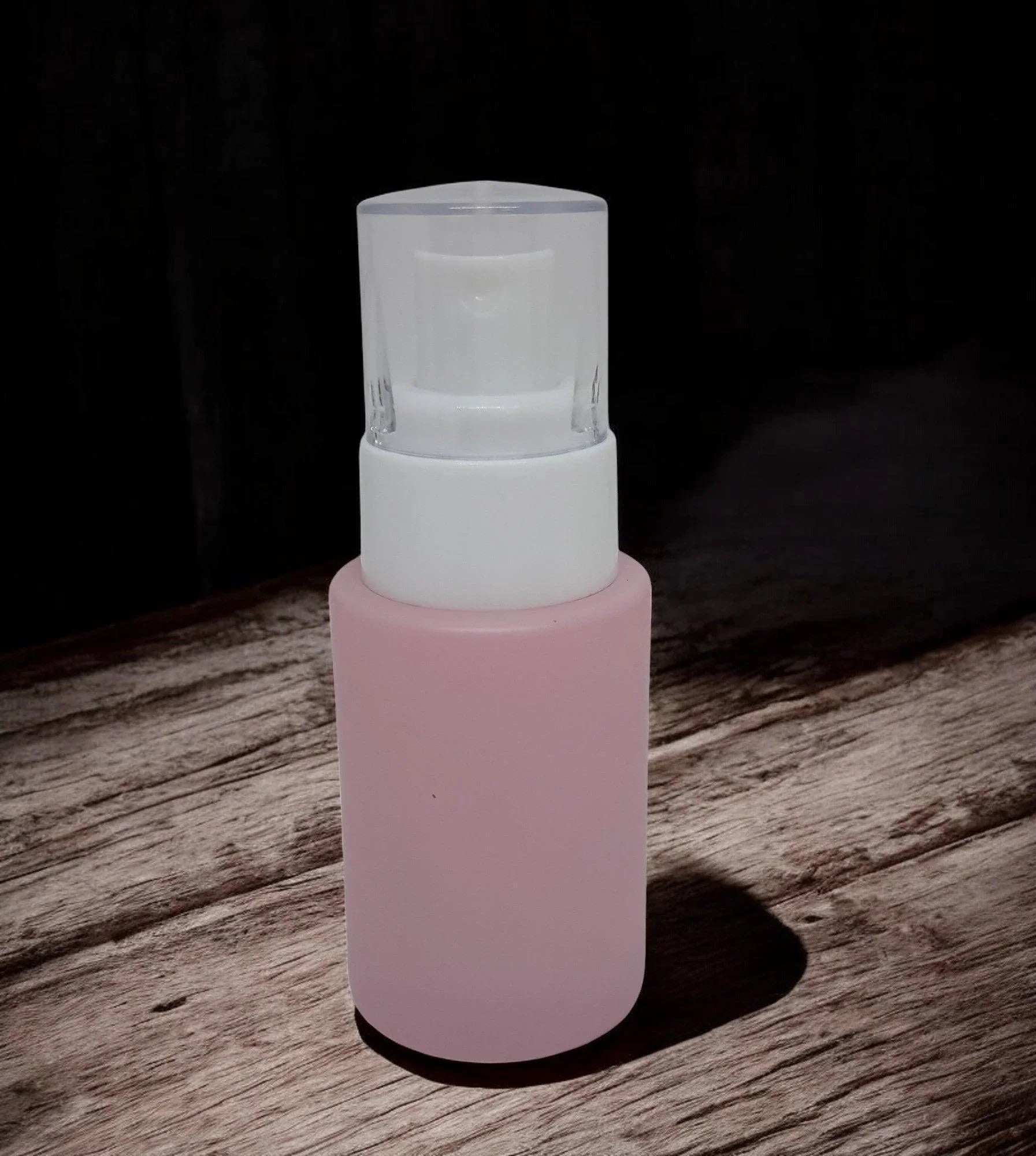 20mm Imported Empty 30ml Flat Neck Round Painted Glass Bottle + T2 Spray Pump - Rentra S.P.A™