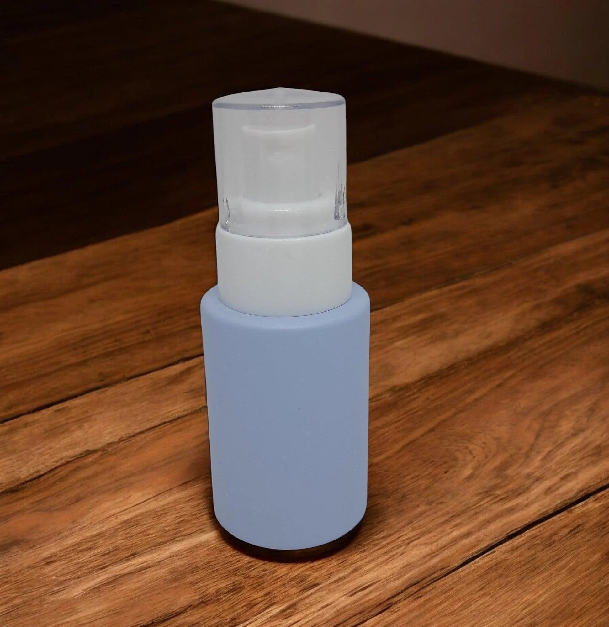 20mm Imported Empty 30ml Flat Neck Round Painted Glass Bottle + T2 Spray Pump - Rentra S.P.A™