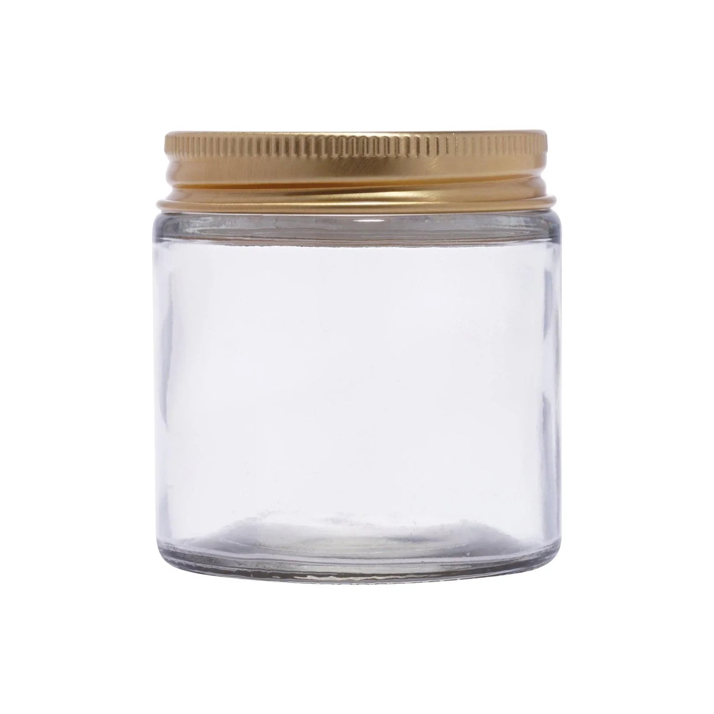 100g Clear Glass Jars with Metal Lid