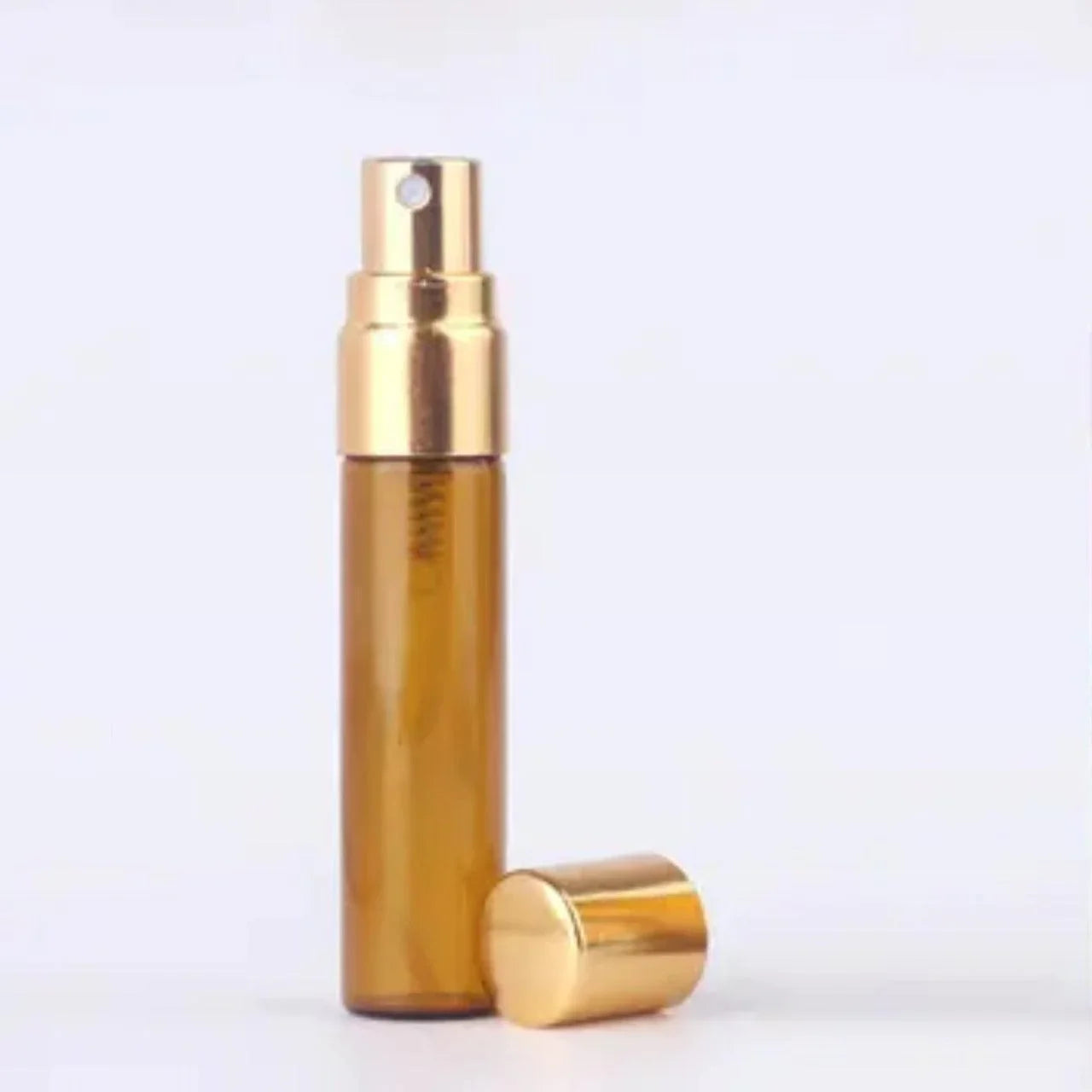 Imported Empty Borosilicate Amber Frosted 5ml Mist Spray Pump Glass Vials - Rentra S.P.A™
