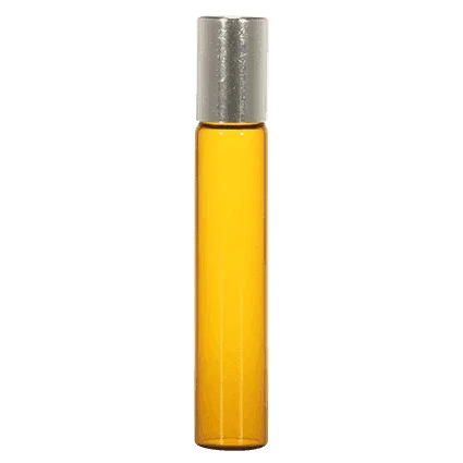 Imported Empty Borosilicate 10ml Amber Glass Vials + Steel Roll on - Rentra S.P.A™