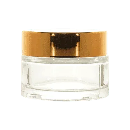 Imported Empty 50g Clear Glass Jars with Lid - Rentra S.P.A™