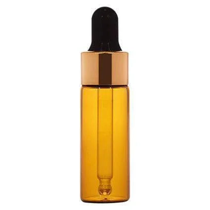 Imported Empty Borosilicate Amber Glass Vials + Glass Dropper 2ml, 3ml, 5ml and 10ml - Rentra S.P.A™