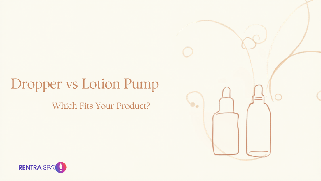 Dropper vs Lotion Pump — RENTRASPA