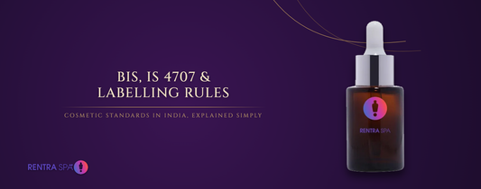 BIS, IS 4707 and labelling rules — cosmetic standards in India explained simply (30ml amber glass dropper bottle) | RENTRASPA