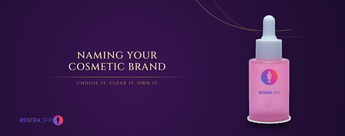 Naming your cosmetic brand in India — choose it, clear it, own it (30ml pink painted glass dropper bottle) | RENTRASPA