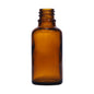 30ml amber glass bottle with 18mm neck, bottle only – RENTRASPA