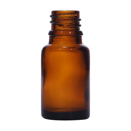 10ml amber glass bottle with 18mm neck, bottle only – RENTRASPA