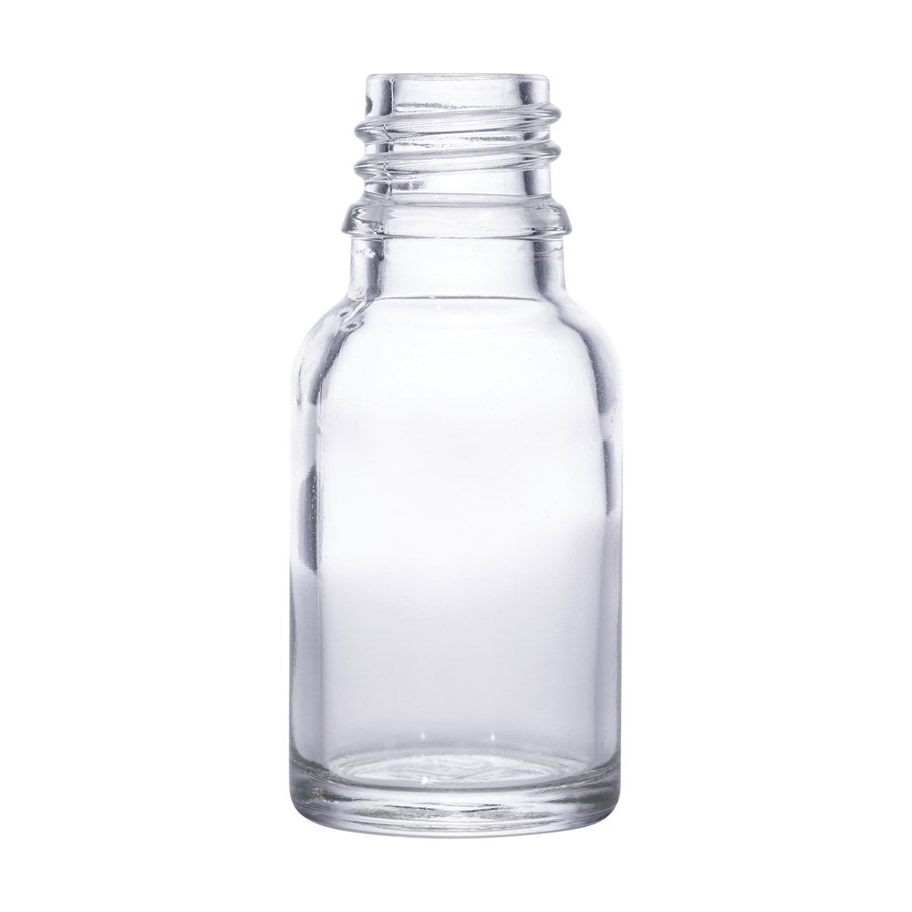 15ml clear glass bottle with 18mm neck, bottle only – RENTRASPA