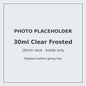 30ml frosted clear glass bottle with 18mm neck, bottle only – RENTRASPA (placeholder)