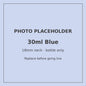 30ml blue glass bottle with 18mm neck, bottle only – RENTRASPA (placeholder)