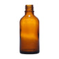 50ml amber glass bottle with 18mm neck, bottle only – RENTRASPA