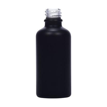 50ml black glass bottle with 18mm neck, bottle only – RENTRASPA