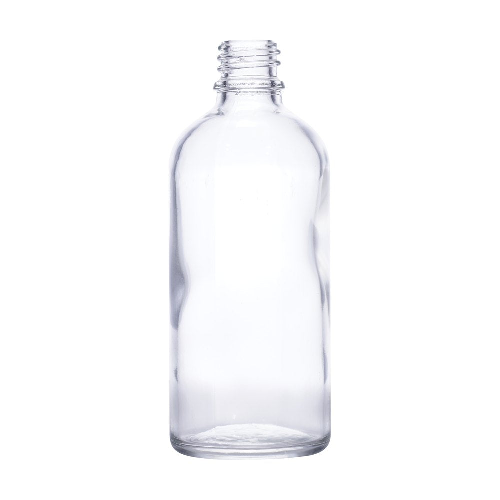 100ml clear glass bottle with 18mm neck, bottle only – RENTRASPA
