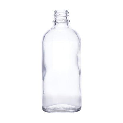 100ml clear glass bottle with 18mm neck, bottle only – RENTRASPA