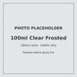 100ml frosted clear glass bottle with 18mm neck, bottle only – RENTRASPA (placeholder)