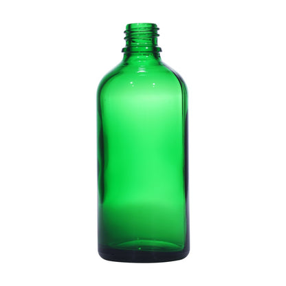 100ml green glass bottle with 18mm neck, bottle only – RENTRASPA
