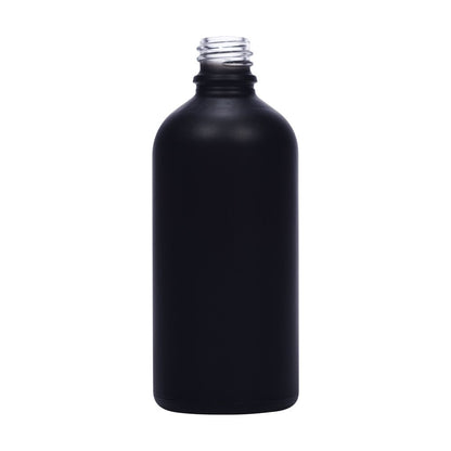 100ml black glass bottle with 18mm neck, bottle only – RENTRASPA