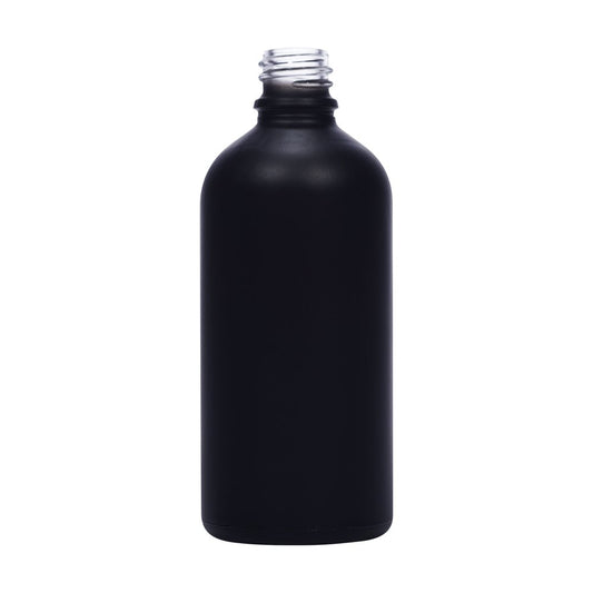 100ml black glass bottle with 18mm neck, bottle only – RENTRASPA