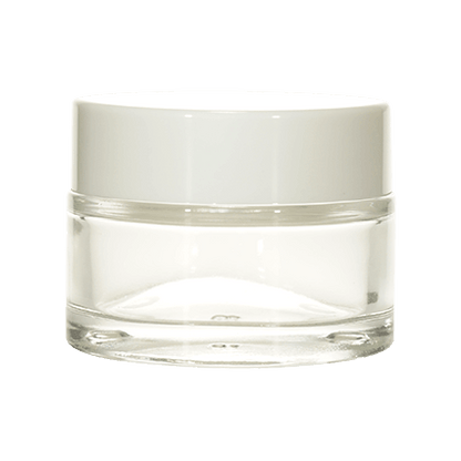 Imported Empty 20g Clear Glass Jars with Lid - Rentra S.P.A™