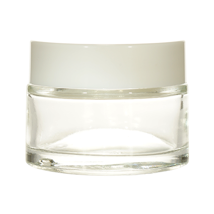 Imported Empty 50g Clear Glass Jars with Lid