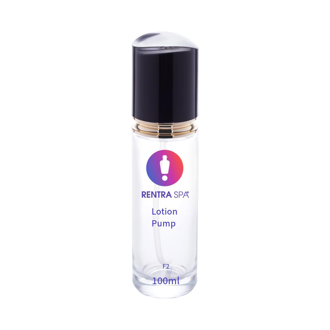 C02 - Exquisite Imported Empty Premium Clear Glass Lotion Pump Bottles - Crystal Clarity for Luxury Brands